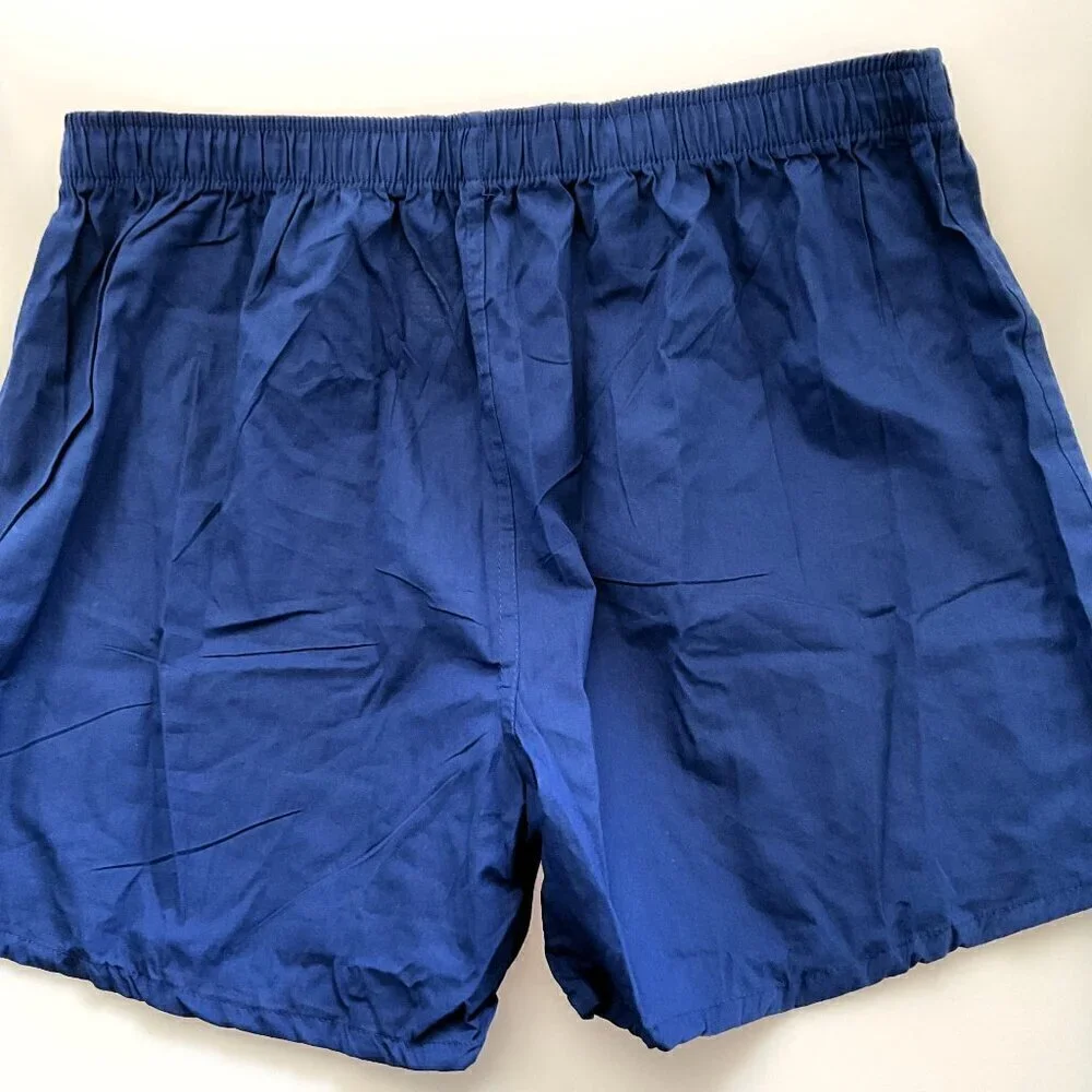Nautica Men's Classic Cotton Woven Boxer Shorts Blue Size XL